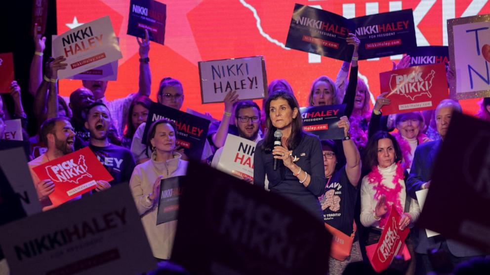 PHOTO: Republican presidential candidate and former U.S. Ambassador to the United Nations Nikki Haley hosts a campaign event in Fort Worth, Texas, Mar. 4, 2024.