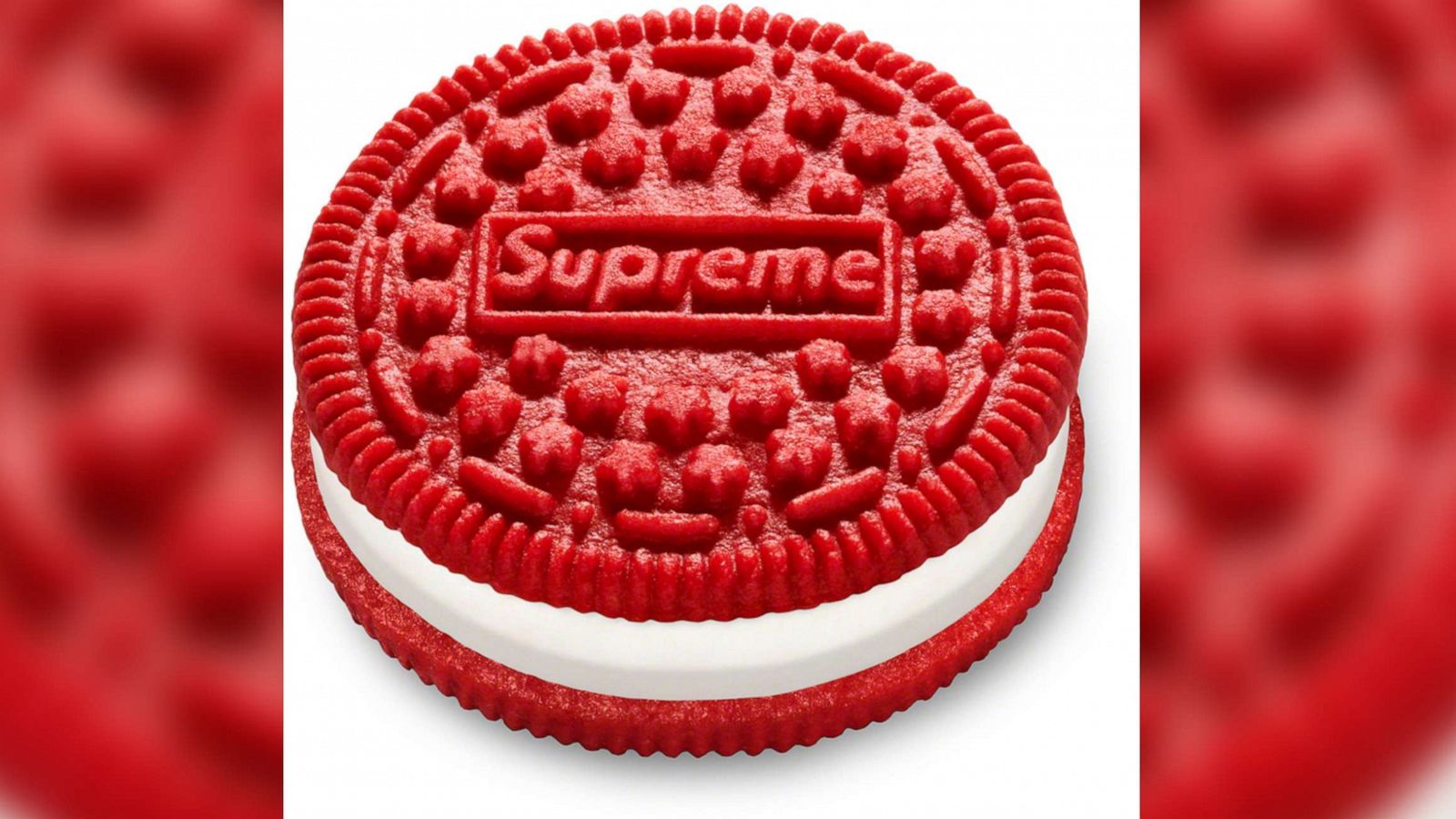 PHOTO: Supreme collaborated with Oreo to create a limited-edition three pack of the Double Stuff cookies.