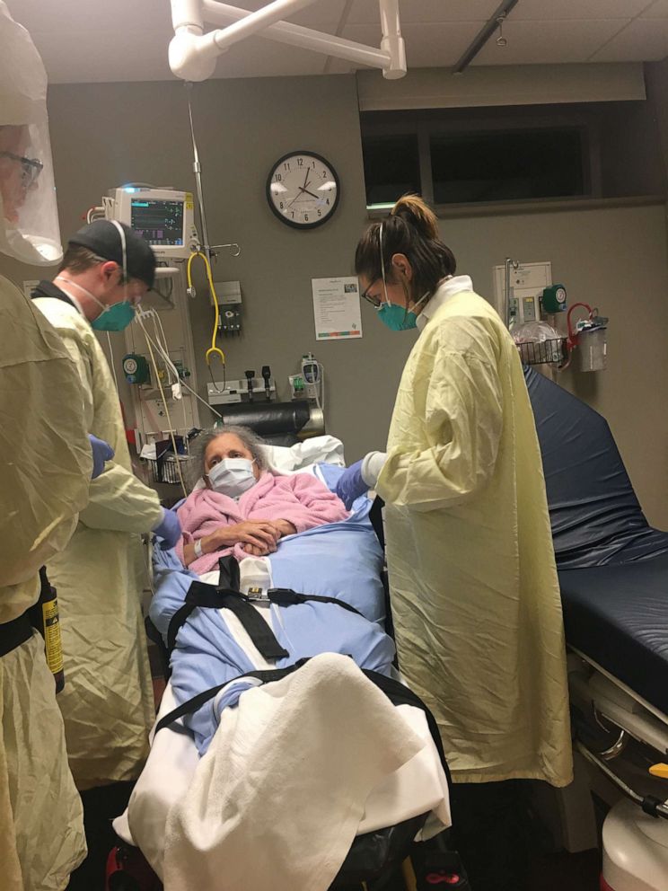 PHOTO: Susan Marie Hailey, a resident at Life Care Center in Washington State, said she cannot leave her room because the facility has been hit with the novel coronavirus.