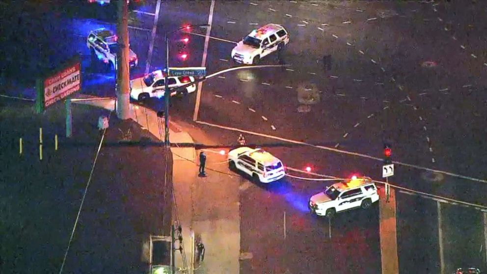 PHOTO: A police officer was shot and injured, Aug. 16, 2018, in Phoenix.