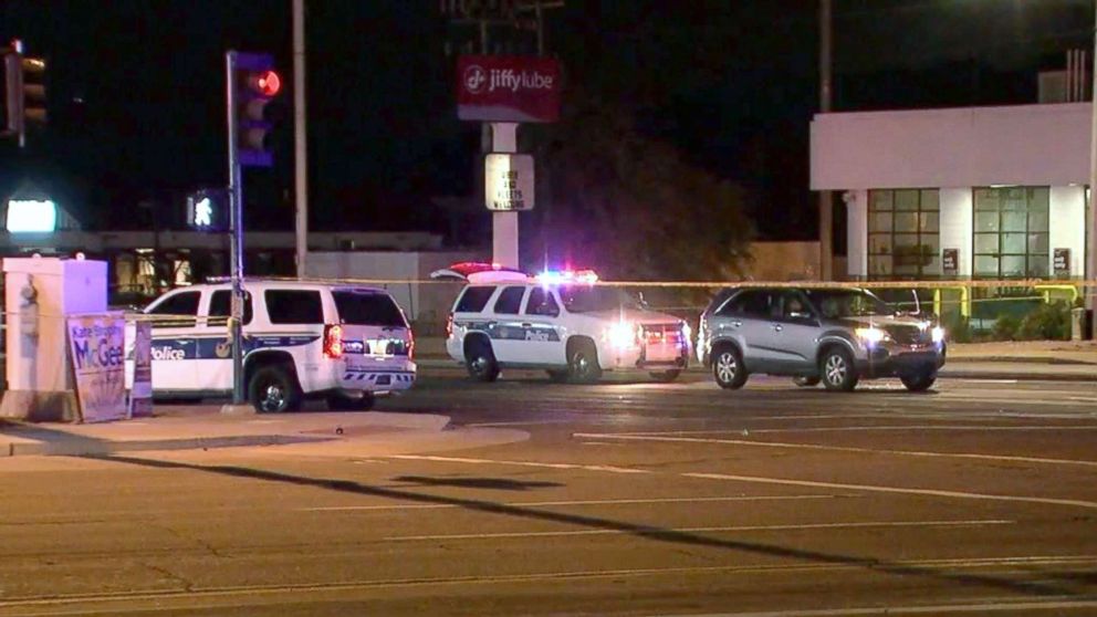 PHOTO: A police officer was shot and injured, Aug. 16, 2018, in Phoenix.