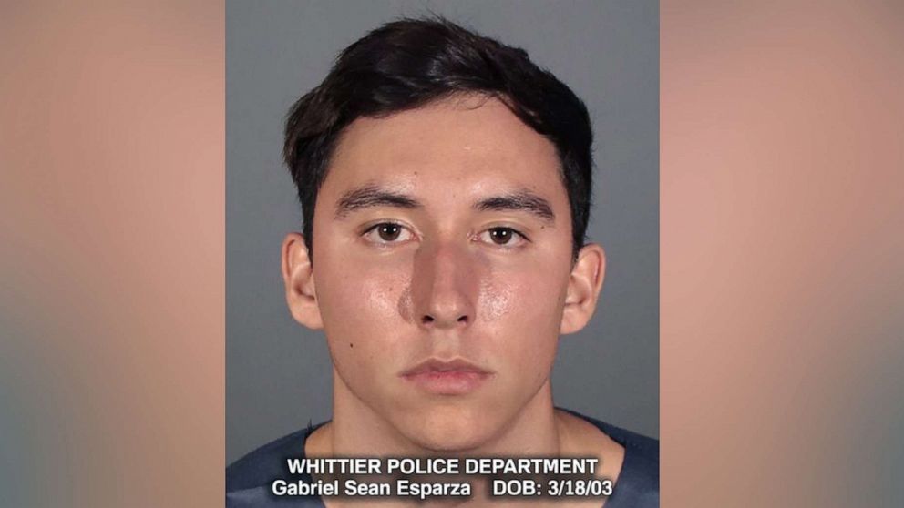 PHOTO: Gabriel Esparza has been arrested as a suspect in the kidnapping and murder of Andrea Vazquez in Whittier, Calif., Aug. 21, 2023.