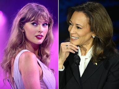 Taylor Swift endorses Kamala Harris for president