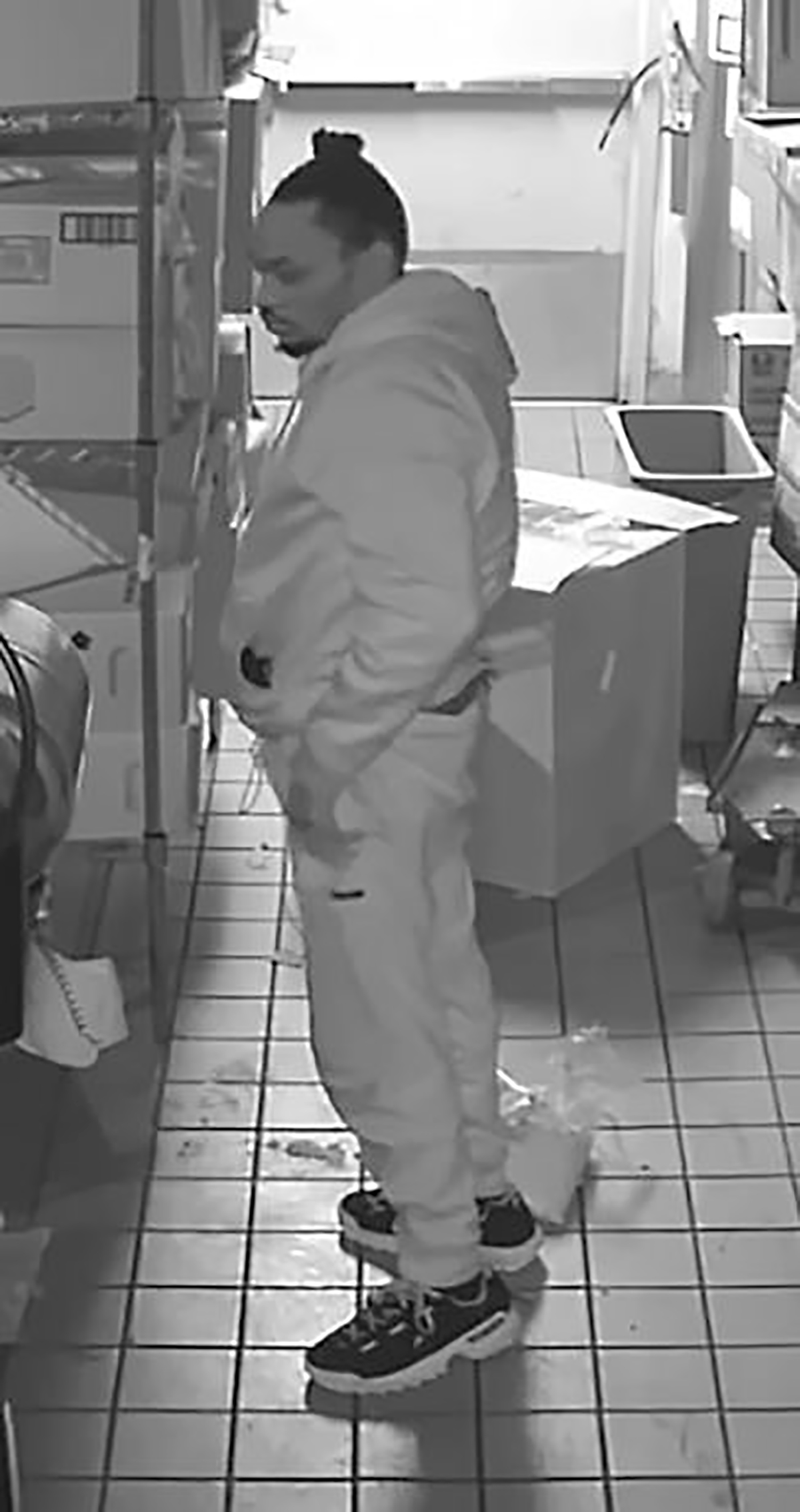 PHOTO: Police in Georgia are asking the public to help identify a man who prepared food and napped during a burglary at a local Taco Bell in Lawrenceville, Ga., on Dec. 25, 2019.