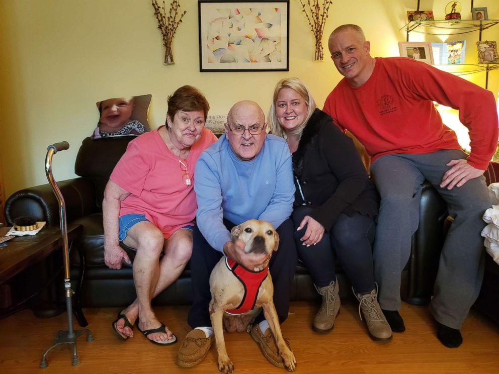 PHOTO: After completing the TAILS program, Cuddles is now serving as an emotional support dog to 73-year-old  Billy Brauer of Cornwall, N.J.