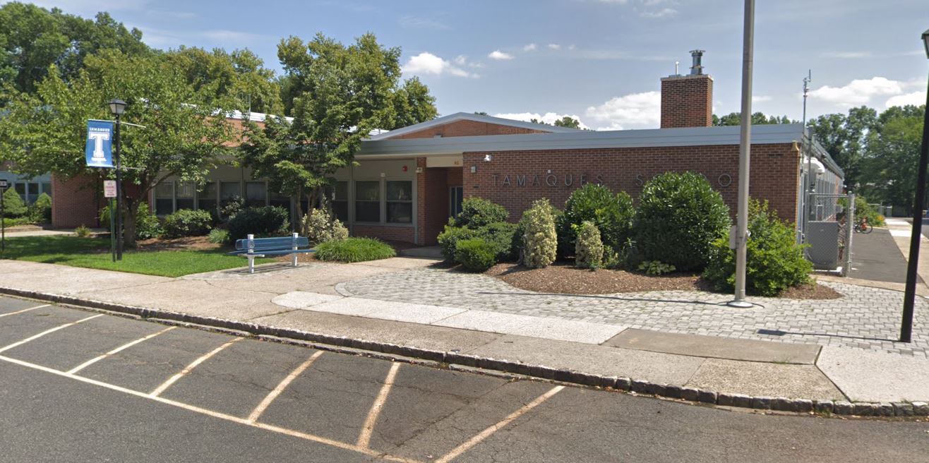 PHOTO: Police responded to the Tamaques Elementary School in Westfield, New Jersey, on Thursday, June 13, 2019, and arrested a man with a loaded handgun and 130 rounds of ammunition in the parking lot.