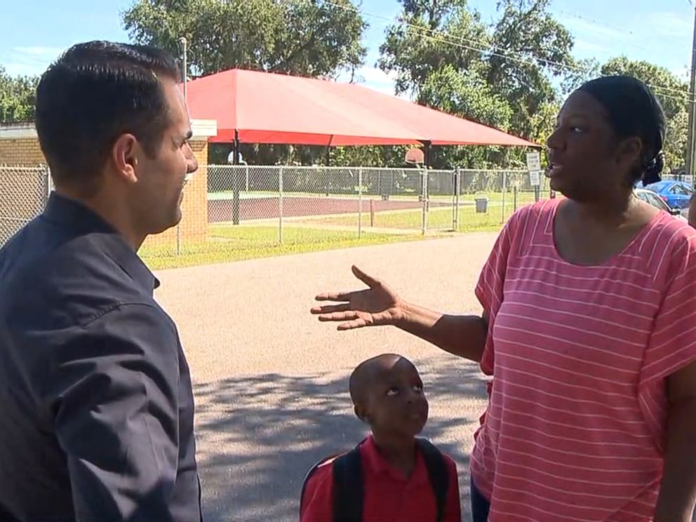 PHOTO: Kim Pitt told ABC News she refuses to walk her son to school, electing instead to drive him after the three unsolved murders sent shivers through her Seminole Heights neighborhood.