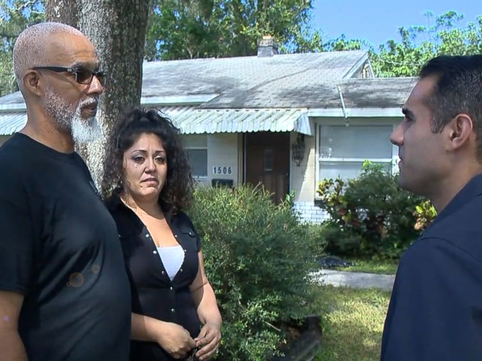PHOTO: Ron Davis and Sarah Hamilton told ABC News that every sound has them jumping and they refuse to be outside alone or leave home without carrying a loaded gun since the third victim Anthony Naiboa, 20, was fatally shot by the still at-large murderer.