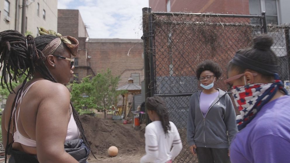 PHOTO: In the Southeast Bronx, community organizer Tanya Fields has cultivated an urban farm where she, along with her six children and neighbors, grow everything from herbs to fruit trees.