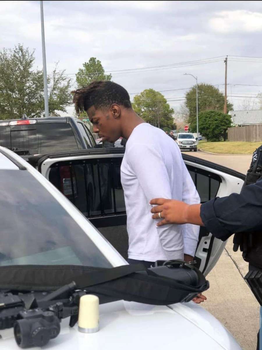 PHOTO: Tavores Dewayne Henderson, the suspect in the slaying of police officer Kaila Sullivan, is pictured in a photo shared to Twitter by Captain John Shannon of the Harris County Sheriff's Office on Dec. 12, 2019.