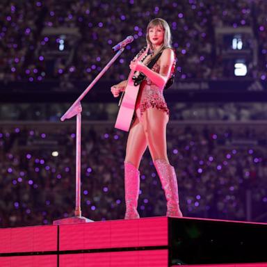 PHOTO: Taylor Swift performs onstage during "Taylor Swift | The Eras Tour" at Veltins Arena on July 17, 2024 in Gelsenkirchen, Germany. 