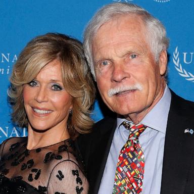 PHOTO: Actress Jane Fonda and CNN founder Ted Turner pose together at the United Nations Foundation Global Leadership Dinner, Nov. 6, 2013, in New York City.