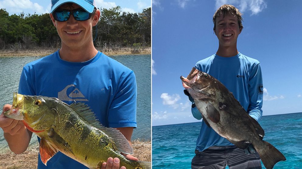 PHOTO: Will Coffin, 18, and Mason Baker, 17, have lived in the Florida Keys for their whole lives and are avid fishermen and boaters, they said. 