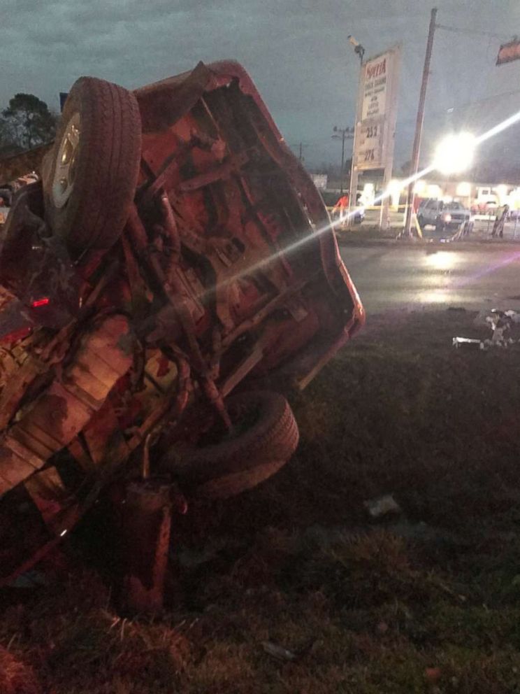 PHOTO: One person was killed when a 14-year-old driver crashed into their vehicle in Houston on Tuesday, Jan. 1, 2019.