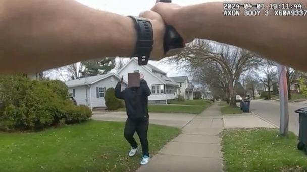 Bodycam footage shows Akron police shooting of teen holding fake gun ...