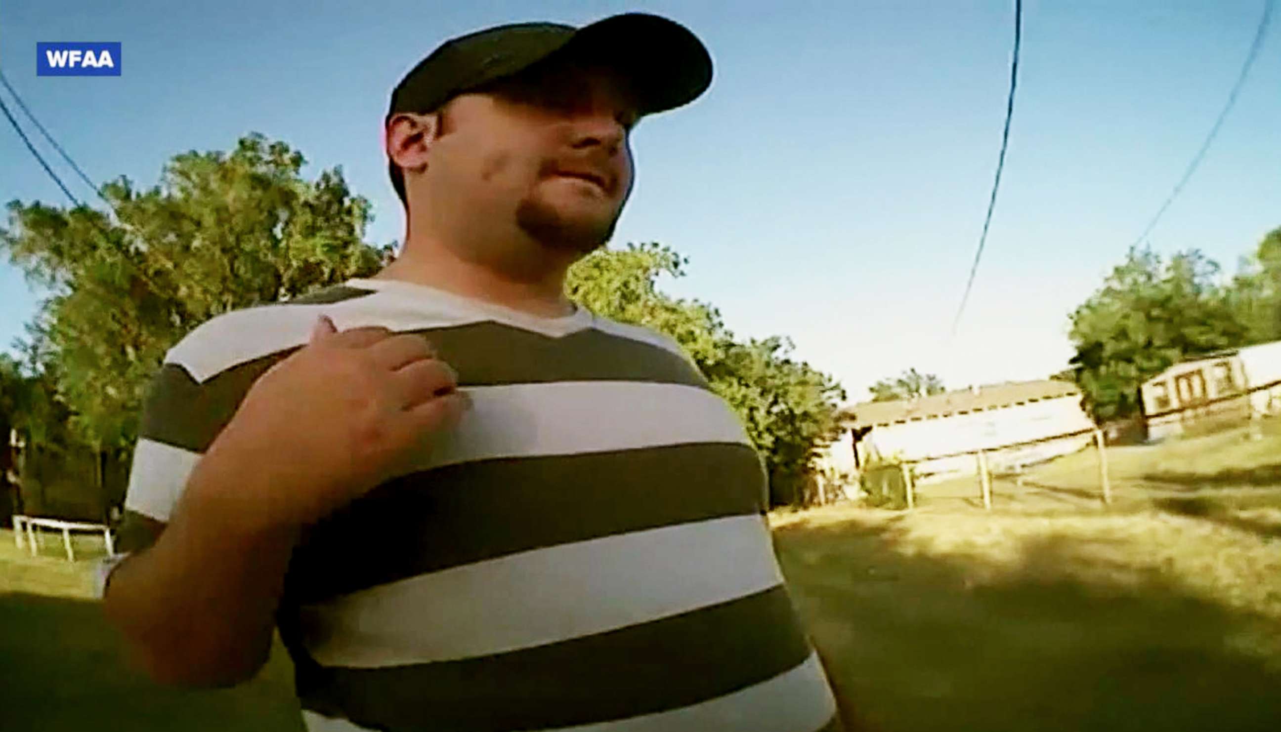 PHOTO: Neighbors called 911 because Michael Moore, pictured, was reportedly throwing rocks into their yard in Graham, Texas.