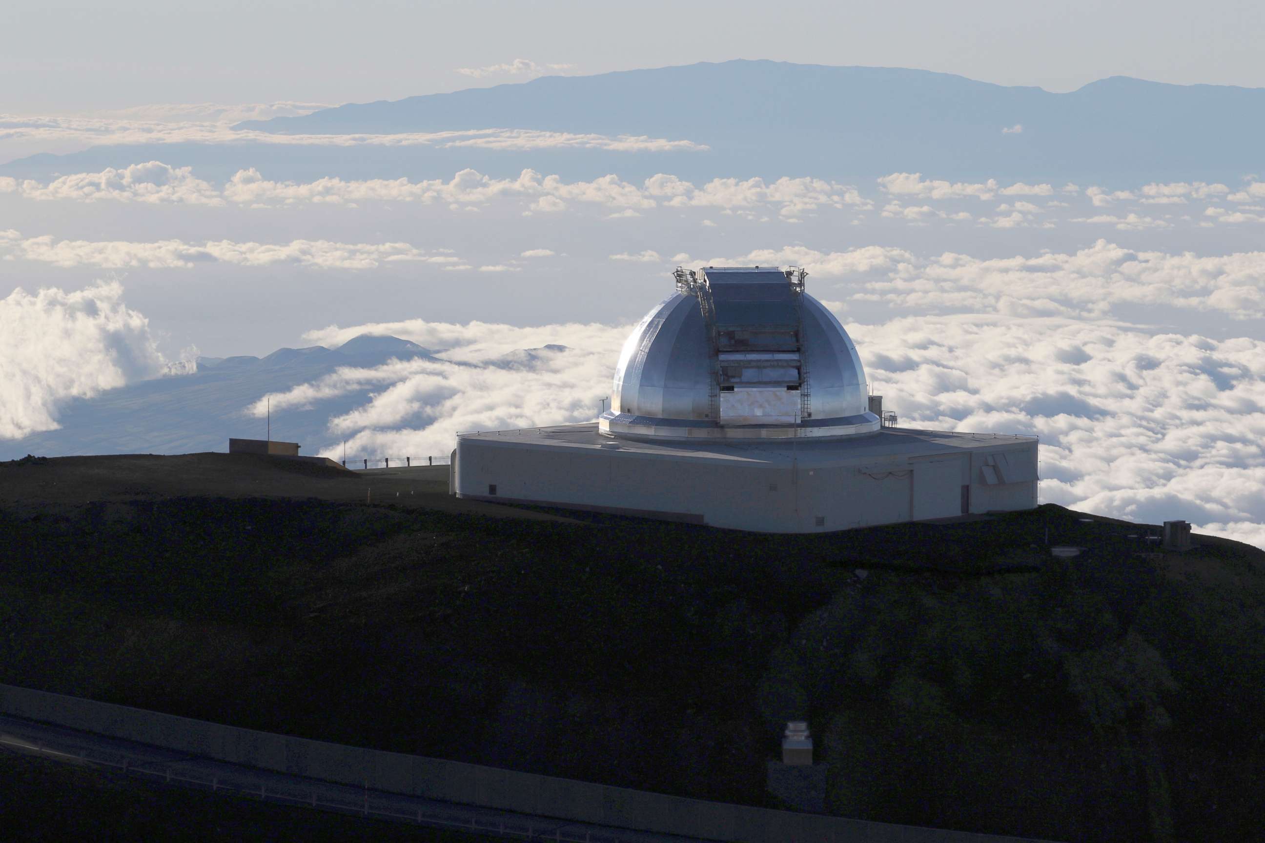 PHOTO: A telescope at the summit of Mauna Kea, Hawaii's tallest mountain, July 14, 2019. 