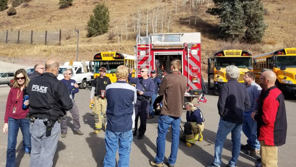 Law enforcement learned on Nov. 26 of a "Columbine-style" threat discussed on Snapchat to shoot students at school on Nov. 27, 2017, in Telluride, Colo.