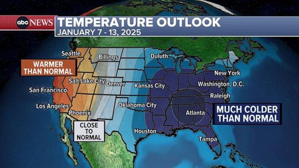 Extreme Low Temperatures In The United States Due To Polar Vortex