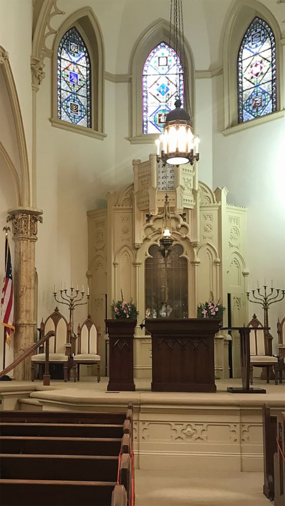 PHOTO: The sanctuary at Congregation Mickve Israel in Savannah, Ga., the third oldest Jewish congregation in America, May 2021.