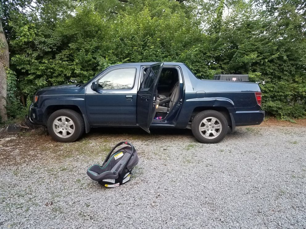 PHOTO: A 1-year-old girl died after being left in a car seat all day in a pickup truck in East Nashville, May 23, 2018.