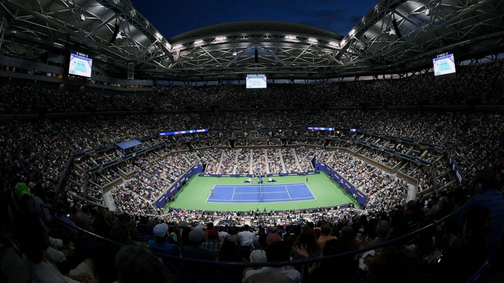 PHOTO: 2019 U.S. Open tennis tournament at USTA Billie Jean King National Tennis Center, Aug 31, 2019, in Flushing, N.Y.