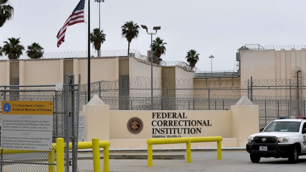 PHOTO: The Terminal Island Federal Correctional Institution is pictured in San Pedro, Calif., April 29, 2020.