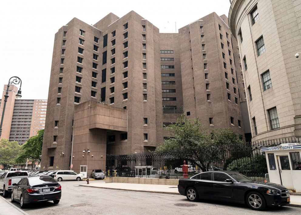 PHOTO: The Metropolitan Correctional Center stands in Manhattan, Aug. 14, 2019.  Kenyan national Cholo Abdi Abdullah was arraigned via phone while being held at the MCC in New York, Dec. 16, 2020.   