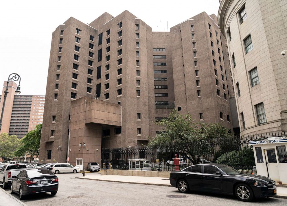 PHOTO: The Metropolitan Correctional Center stands in Manhattan, Aug. 14, 2019. Kenyan national Cholo Abdi Abdullah was arraigned via phone while being held at the MCC in New York, Dec. 16, 2020.