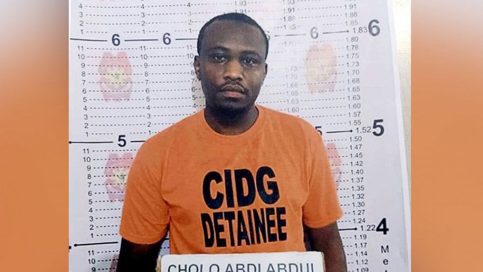 PHOTO: Kenyan national Cholo Abdi Abdullah is seen in a mugshot from his July 2019 arrest in the Philippines released by the Criminal Investigation and Detection Group. 