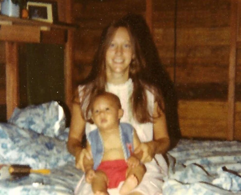 PHOTO: Tim Carter's sister Terry Carter Jones and her son Chaeoke Jones, who both died at Jonestown, are pictured in Jonestown in this undated photo.