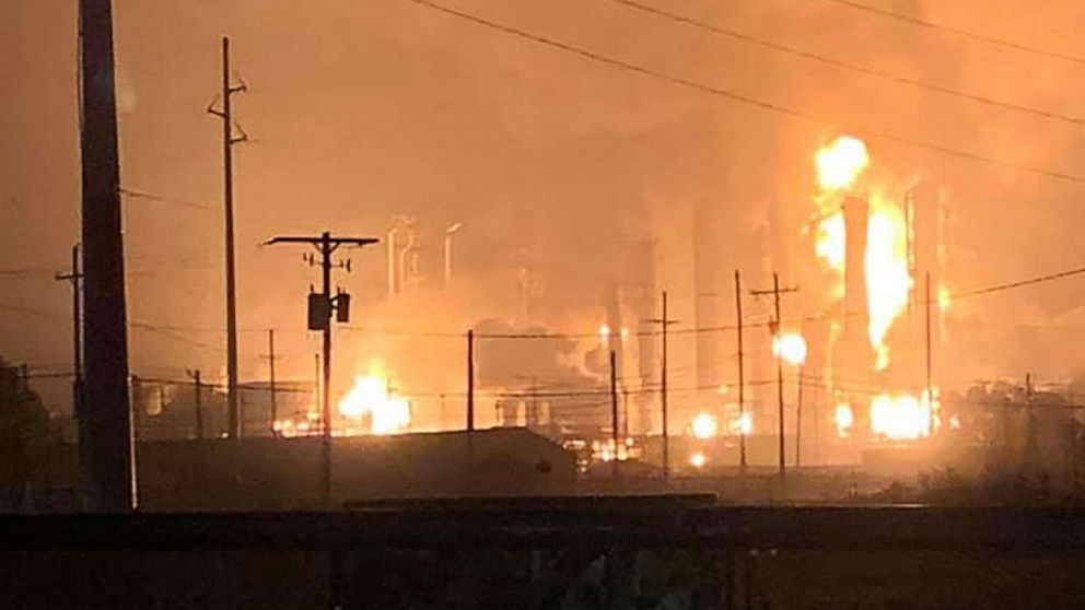 Explosion erupts at Texas chemical refinery injuring at least 3