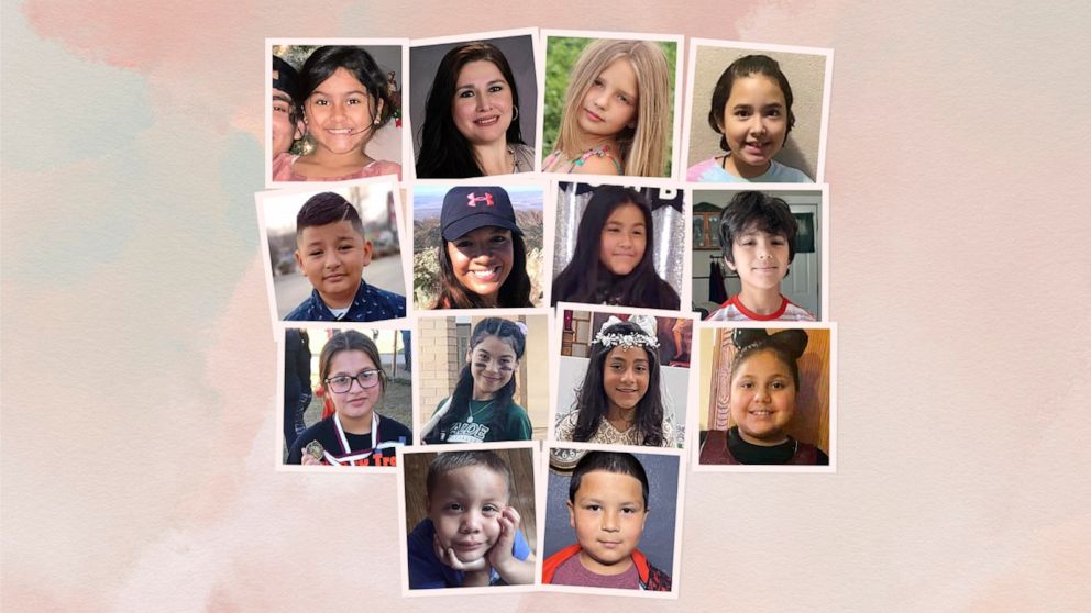 PHOTO:  Some of the people who died on May 24, 2022 at Robb Elementary School in Uvalde, Texas, in a mass shooting.