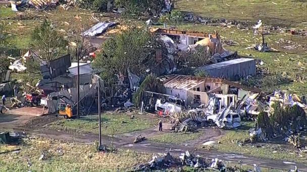6 dead, dozens injured as apparent tornadoes tear through Texas ...