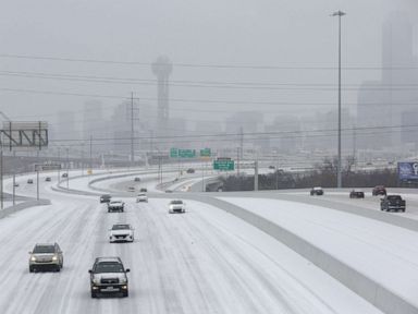 Ice storm slams Texas, crippling roads and closing schools