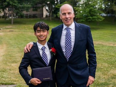 Thai cave survivor reunites with rescuer at high school graduation 5 years later