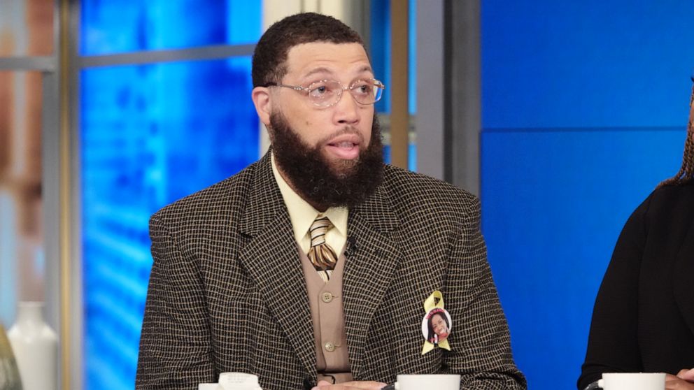 PHOTO: Father of missing Baltimore woman Shawn WIlkinson speaks out on the case of his missing daughter, Akia Eggleston, on "The View" Wednesday, July 31, 2019.