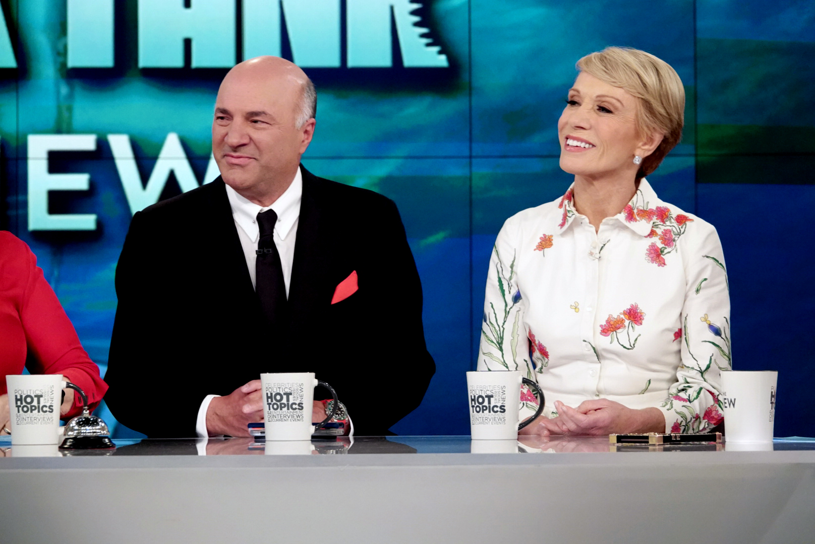 PHOTO: Shark Tank" investors Kevin O'Leary and Barbara Corcoran discuss Elizabeth Holmes on "The View, "April 11, 2019.