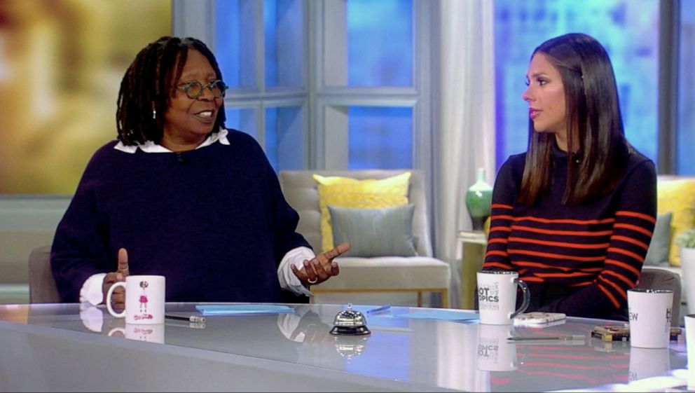 PHOTO: "The View" co-hosts Whoopi Goldberg and Abby Huntsman discuss fat-shaming, Sept. 16, 2019.