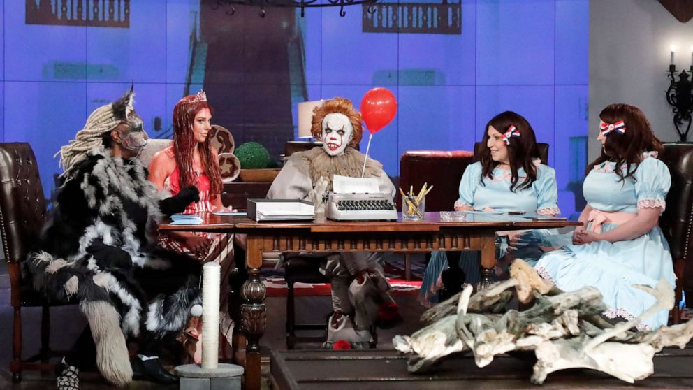 "The View" co-hosts dress up as characters from Stephen King novels for Halloween on Thursday, Ot. 31, 2019.