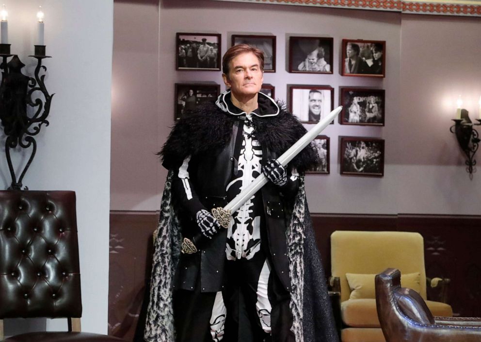 PHOTO: Dr. Mehmet Oz on "The View" as Game of Bones styled after the "Game of Thrones" series on Thursday, Oct. 31, 2019.
