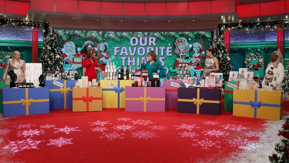 ABC's "The View" co-hosts Meghan McCain, Sunny Hostin, Joy Behar, Abby Huntsman, and Whoopi Goldberg share their favorite things of the year on Dec. 20, 2019.