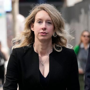 PHOTO: In this March 17, 2023, file photo, former Theranos CEO Elizabeth Holmes leaves federal court in San Jose, Calif.