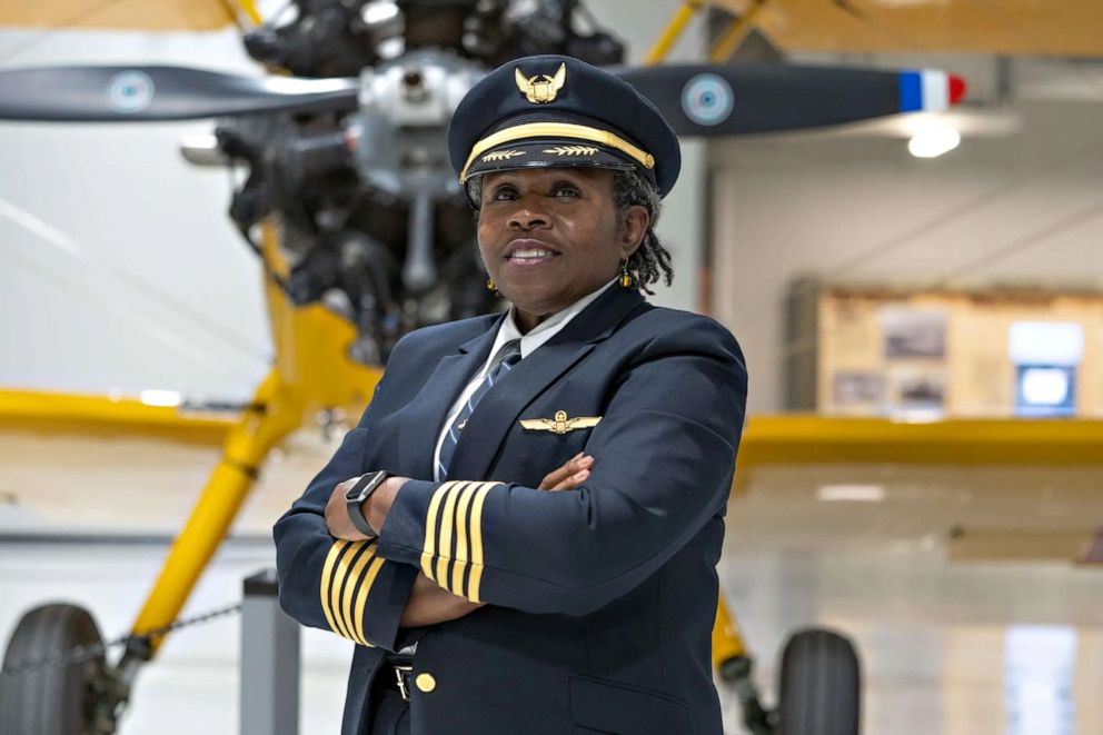 PHOTO: Capt. Theresa Claiborne the first African-American female pilot in the United States Air Force.