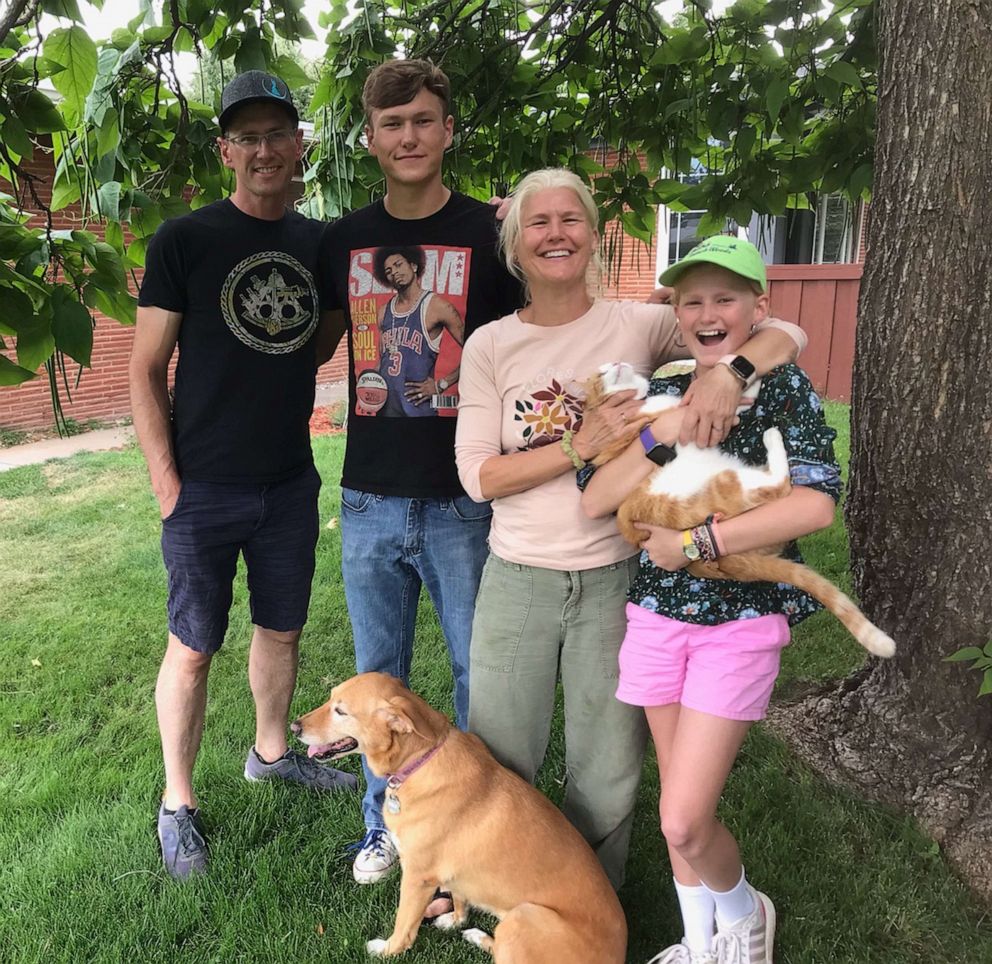 PHOTO: The family decided to go on vacation to Beaver Lake in Arkansas after Chuck completed a long tour.