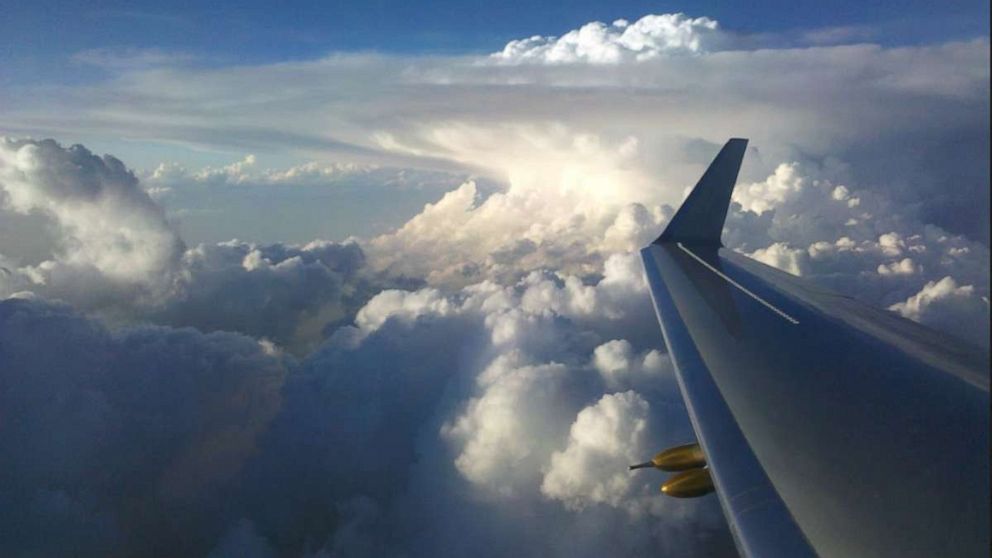PHOTO: Overshooting top of a thunderstorm as seen from NASA's ER-2 aircraft.