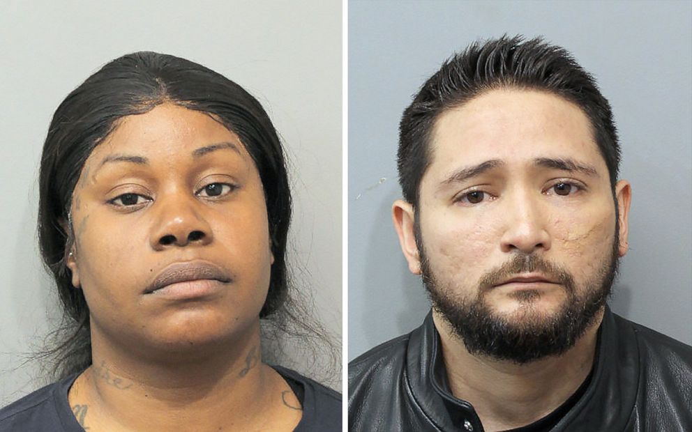 PHOTO: Tiffany Henderson and Geoffrey Wheeler were both arrested and charged with hindering apprehension of Tavores Dewayne Henderson after he allegedly killed Sgt. Kalia Sullivan in a fatal hit-and-run on Dec. 10, 2019.
