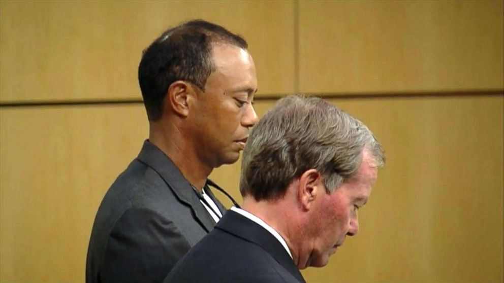 PHOTO: Tiger Woods appears in court, Oct. 27, 2017.