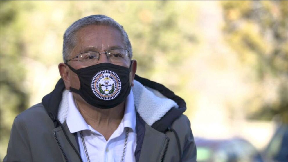 PHOTO: Timothy Lewis is one of the 463 Native Americans across the country that volunteered in the Pfizer COVID-19 vaccine trial.