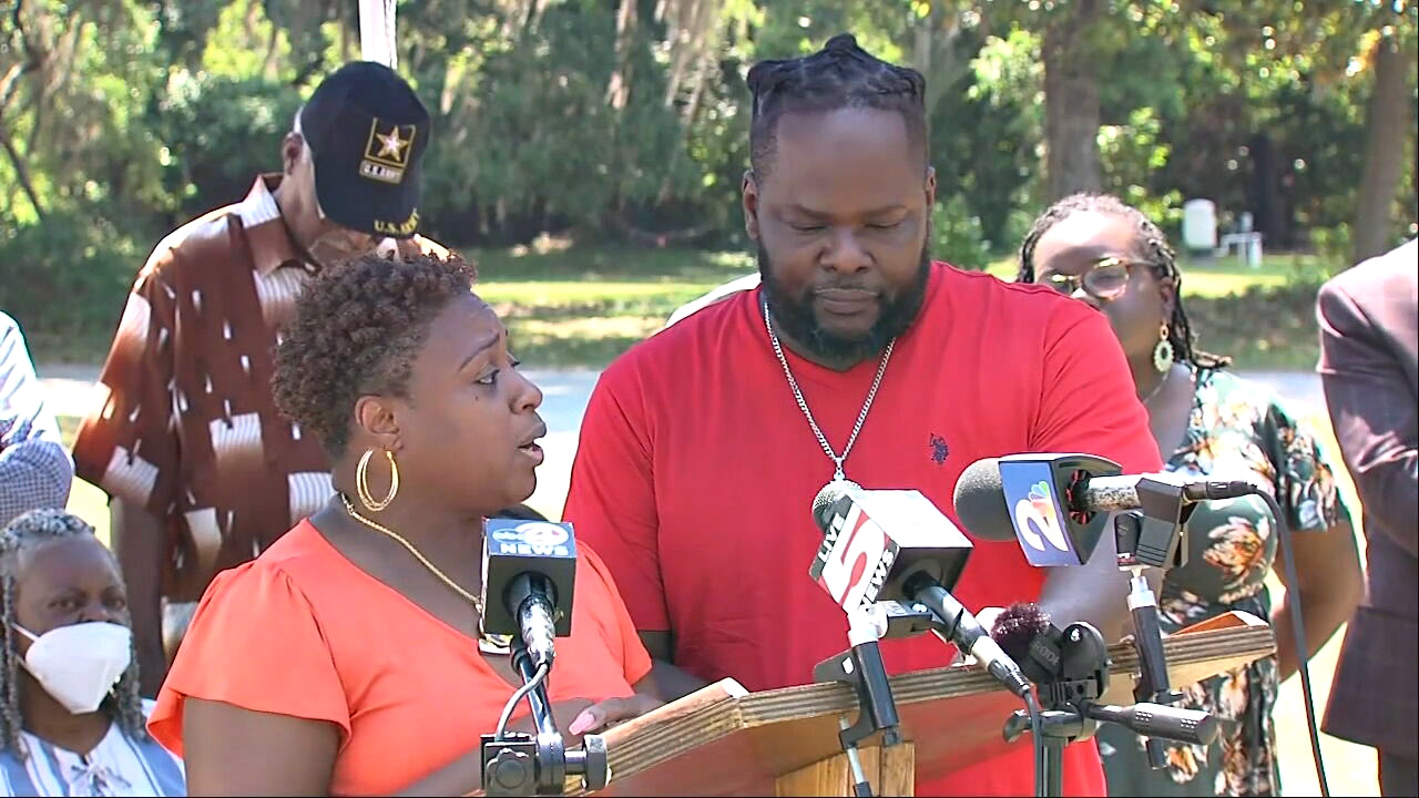 PHOTO: The family of Timothy Taylor, previously named a suspect in the 2009 disappearance of Brittanee Drexel, held a press conference on Thursday, May 19, 2022.
